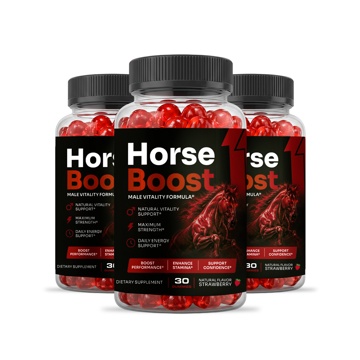 HorseBoost 3 Bottles package